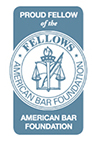 Proud fellow of the American Bar Foundation